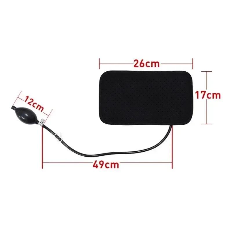 Inflatable Lumbar Support Cushion Portable Neck Shoulder Posture Correct Massage Pillows Orthopedic Design For Back Pain Relief