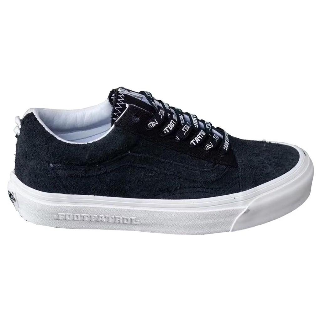 Vans Footpatrol X  Old Skool Series Comfortable Versatile Low-Top Skate Shoes Unisex Sneakers Black VN0A36C8S2Q1