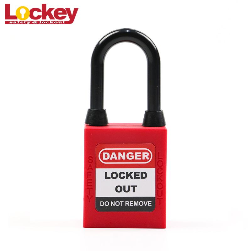 38mm Steel Shackle Safety Dustproof Lockout Padlock
