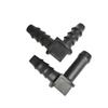 L Type 90 Degree Plastic Connector Auto Fuel Line Quick Connector Adaptor Douplex Fittings L Stype 2pcs