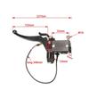 22mm 7/8 Zoll Universelles Motorradzubehör Hydraulische Bremse Bremspumpe Vorder- und Hinterradscheibenbremse Handbremse Elektrisches Dreirad