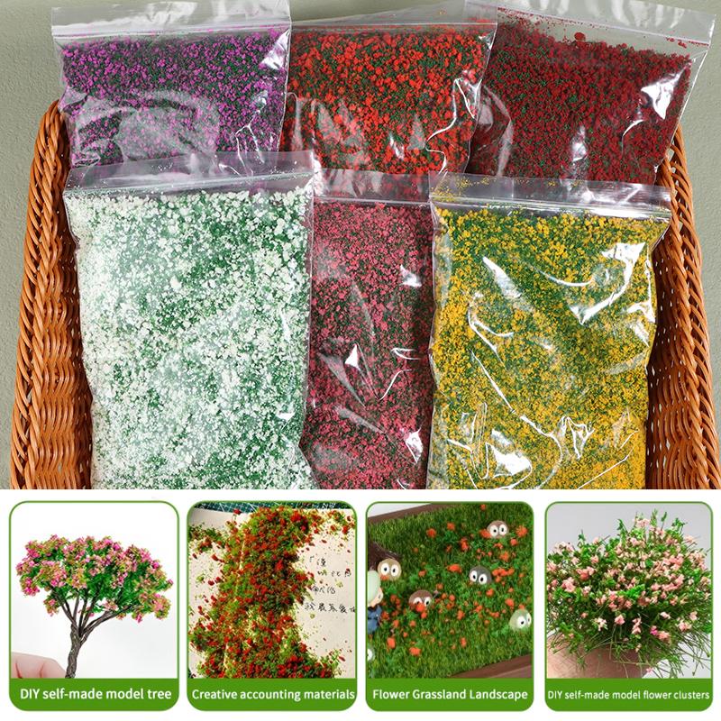 Realistic Model Static Grass Powder 60g DIY Flocking Material Scenery for Sand Table Railway Train Landscape Projects
