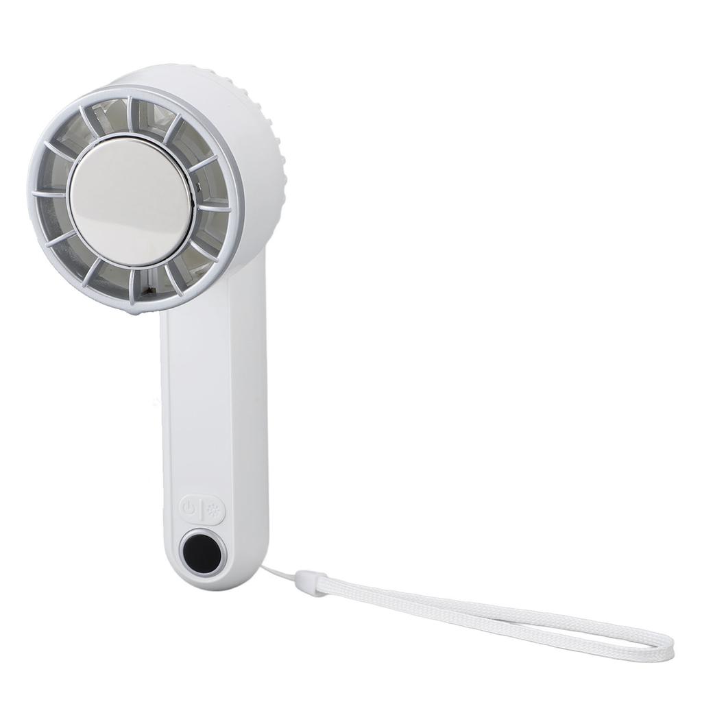 Portable Handheld Fan Foldable LED Display Rechargeable Handheld Pocket Fan for Travel Camping