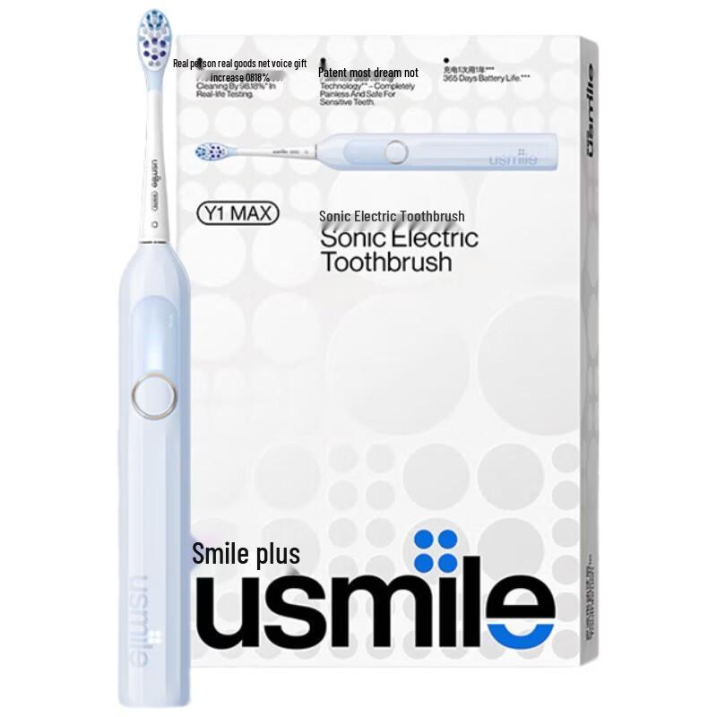 usmile Y1 MAX Звуковая электрическая зубная щетка вилка CN (адаптер в комплекте)
