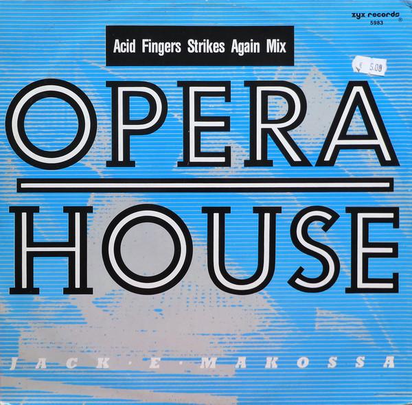 

12inch Record JACK E MAKOSSA - Opera House (Acid Fingers Strikes A ZYX5983 ZYX Records 1988 Germany Dance & Electronica Used