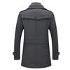 Cappotto di lana da uomo autunno inverno spesso caldo cappotto di alta qualità design cappotto di lana moda maschile casual soprabito abbigliamento