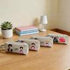 8-teiliges Kpop BTS Mitglied Leinwand Federmäppchen Niedliche Chibi Figur Echtes Foto Unterschrift Kosmetiktasche Multifunktionale Organizer Tasche mit Griff, Army Merch