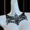Black Sexy Lingerie Lace Mask Half-Face Cosplay Party Fun Cute Face Eye Mask