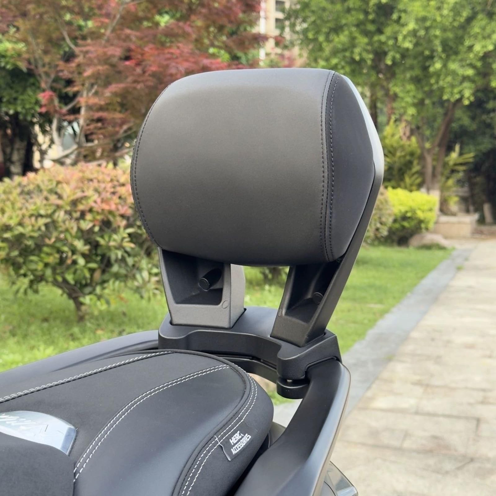 Kemy s Tandem Backrest for NMAX125 NMAX155 2025 2026 New Models V3 Improved Waterproof PU Rear Backrest Motorcycle Backrest Cushion