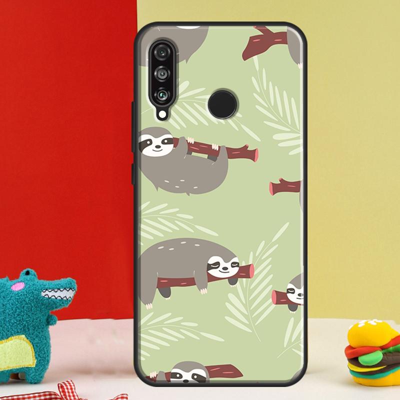 Baby Sloth For Huawei Nova 5T 9 10 SE 12i 12s 11i Y91 Y90 Y60 Y70 Y72 Y61 P60 P30 Pro P20 P40 Lite Case