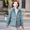 YUZHAOLIN Women's Mid-Aged Winter Hooded Padded Short Coat