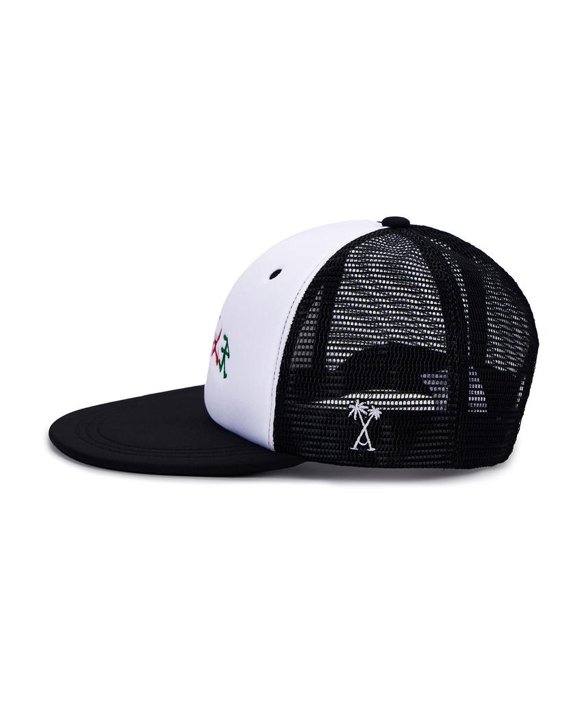 Bajal Palm Tree Logo Ordinary Mesh Cap Black