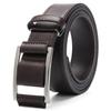 Belt Men'S Non-Porous Belt With Japanese Clip Japanese Buckle Business Belt Pu Belt