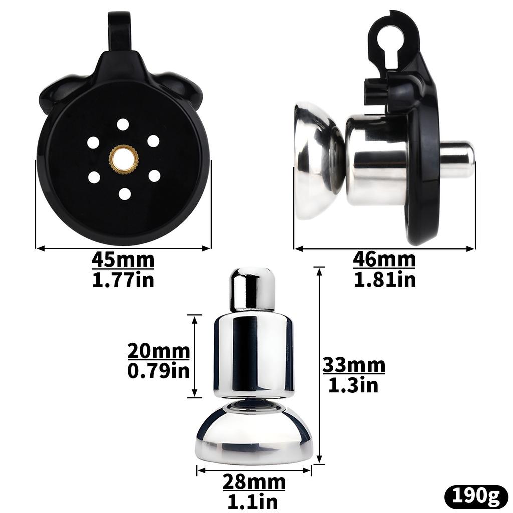 Male Chastity Lock Removable Metal Urinal Resin CB Chastity Lock Sex Toy Gay Cuckold BDSM Cock Ring