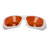 Laser Safety Goggles Plastic Eye Protection Glasses for Fiber Optic Projects 180‑500nm Wavelength White