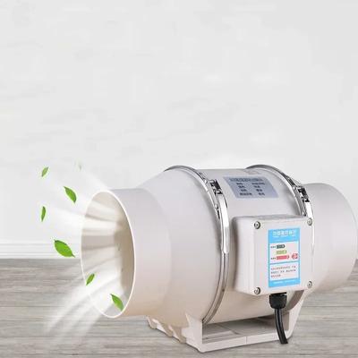 Επιτοίχιος 4 ιντσών 220V Αθόρυβος Ισχυρός Εξαεριστήρας Αγωγού Εξαγωγής για Μπάνιο Κουζίνα Τουαλέτα Οικιακός Αερισμός