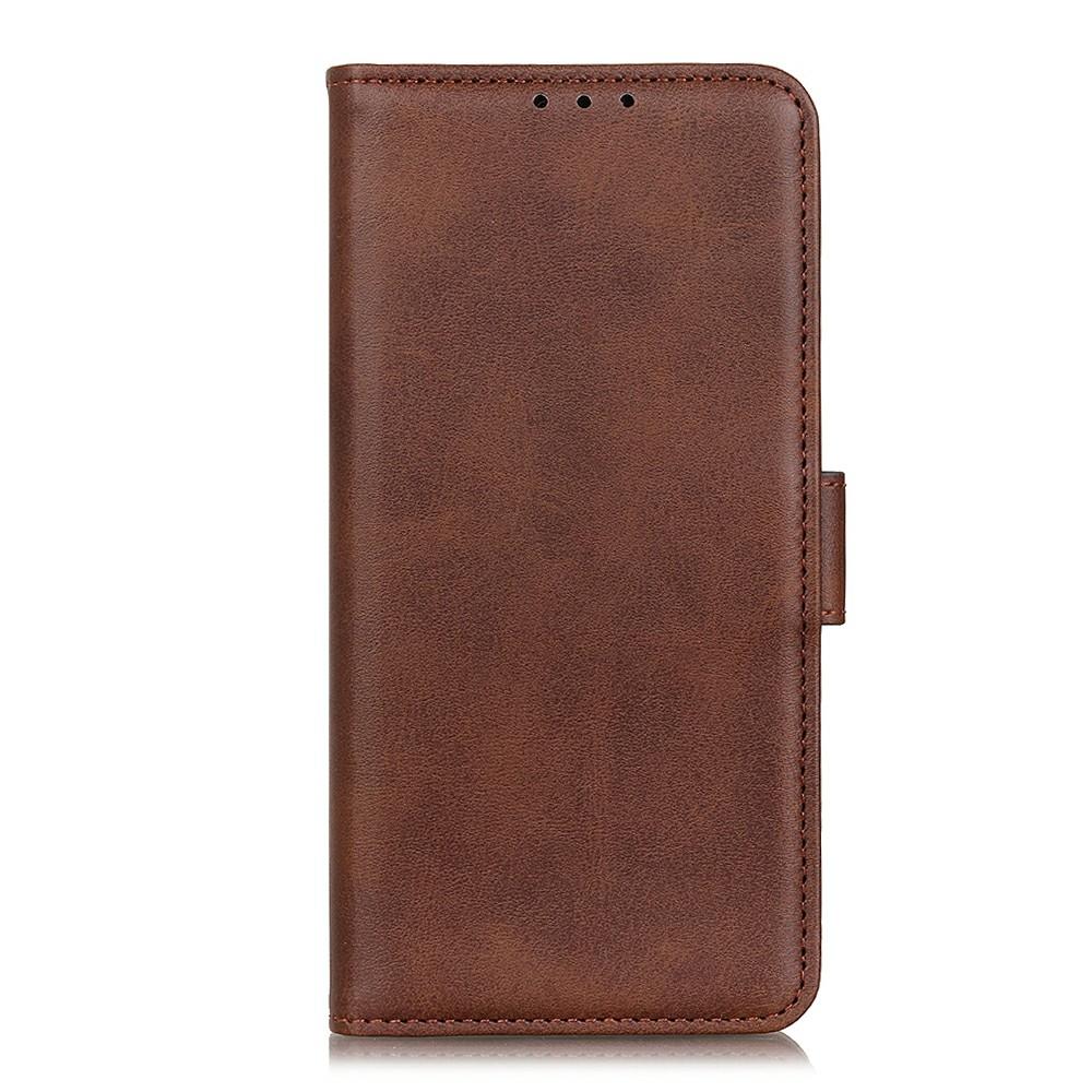 For iPhone 17 Pro Case Stand Cowhide Texture PU Leather Phone Cover