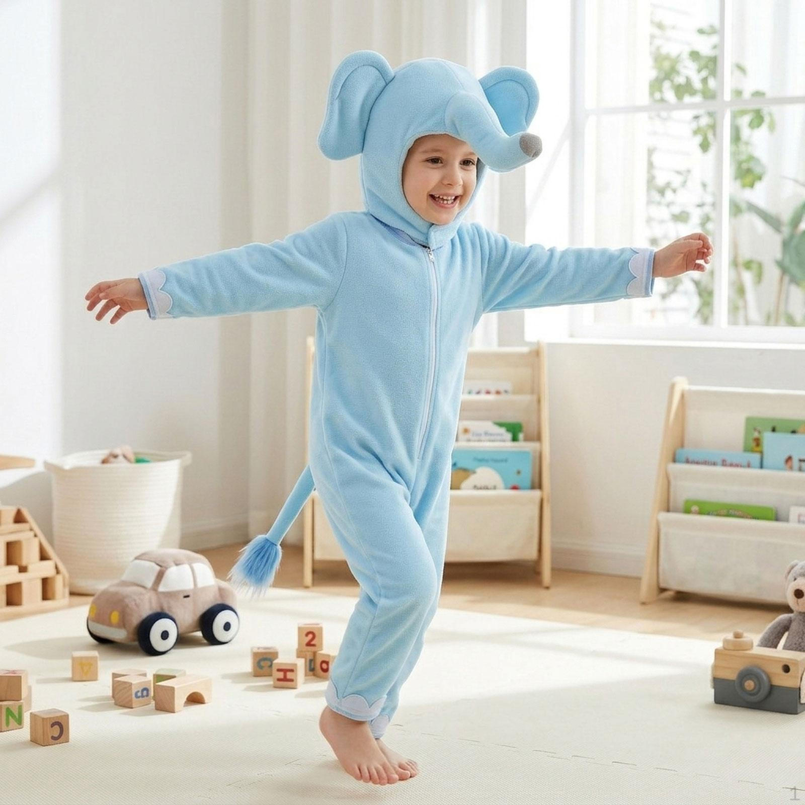 Костюм слона для Хэллоуина Косплей Костюмы Сценические Костюмы S