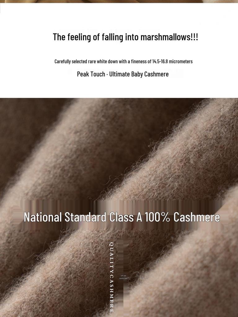 Women's Pure Cashmere V-Neck Pullover Sweater - Knitted, Simple, Versatile Layer