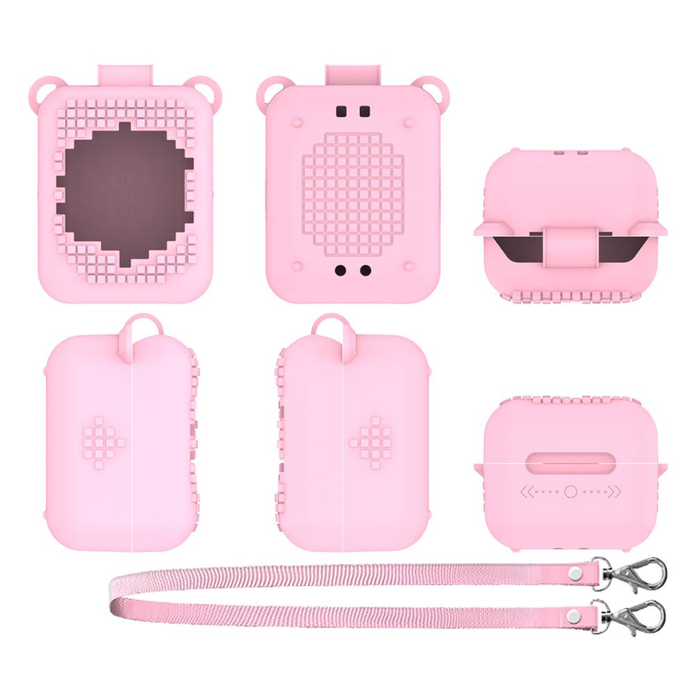 2/1PCS Electronic Pets Silicone Case for Bitzee Interactive Toy Waterproof Protective Case Digital Pet Case with Lanyard Parts