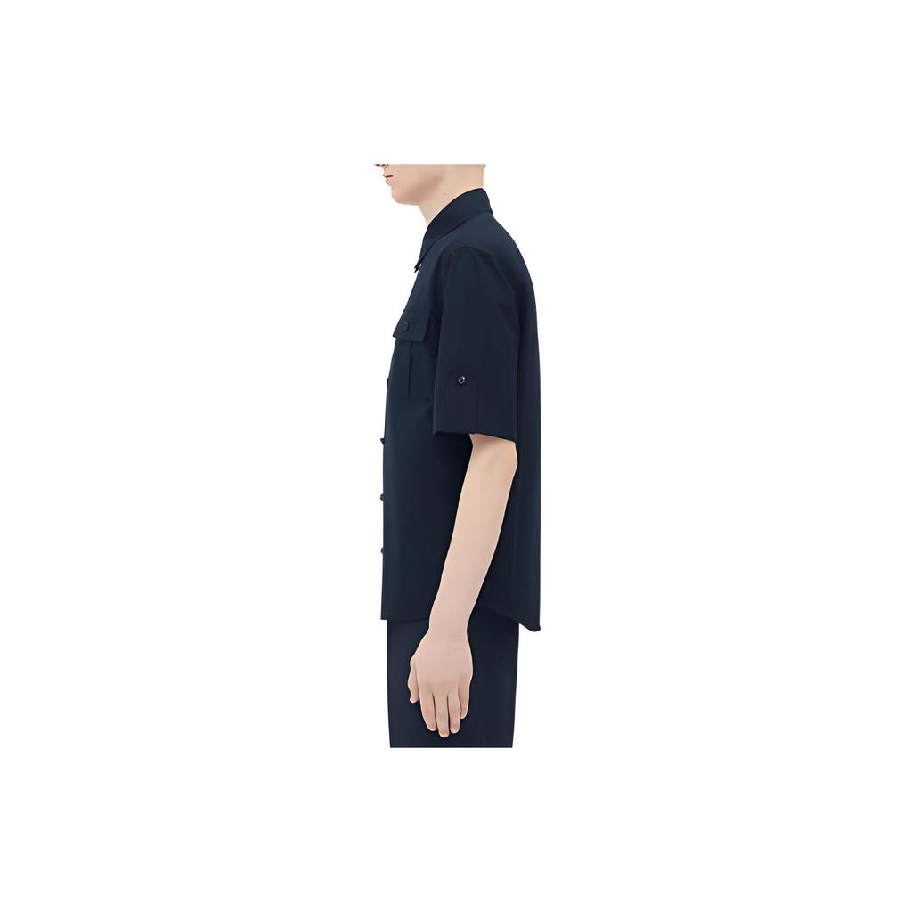 Bottega Veneta Shirts Men's Dark Blue Moderate Other 737027V2BL04140