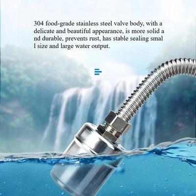 304 Stainless Steel Automatic Float Valve - 1/2" 3/4" 1" Ball Valve, Internal Mount For Water Tower Tank Level Control