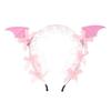 Bow Bat Hair Hoop Punk Gothic Headpiece Hair Band Little Devil Headband  Goth Girls