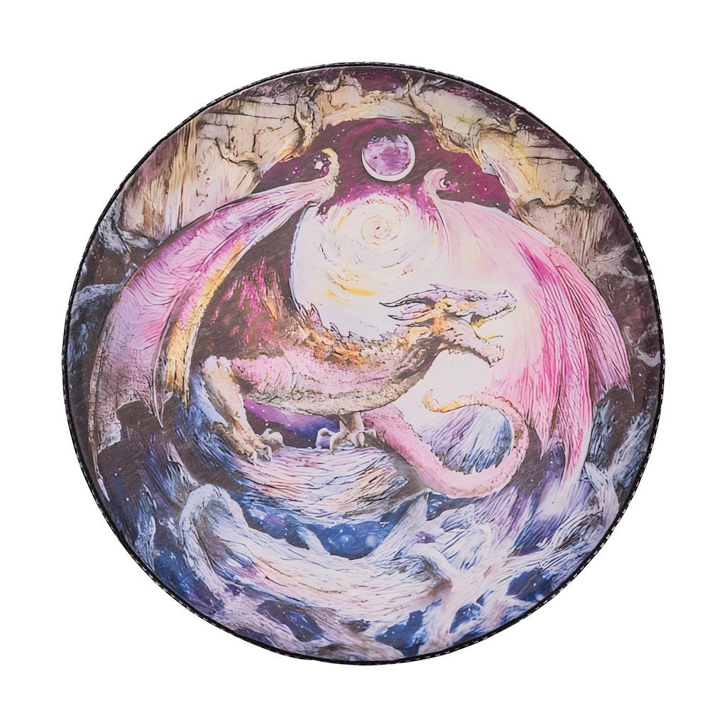 Delightful Dragon Pattern Drum Unique Decorative Instrument For Charming Celebrations Holiday