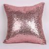 Chameleon Fabric Sequin Pillowcase With Solid Color For Living Room Decor