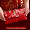 High-End Chinese Wedding Red Envelope Bag for 10,000 Yuan, New Style Cloth Art Design, Perfect for Parents' Address Change Gift