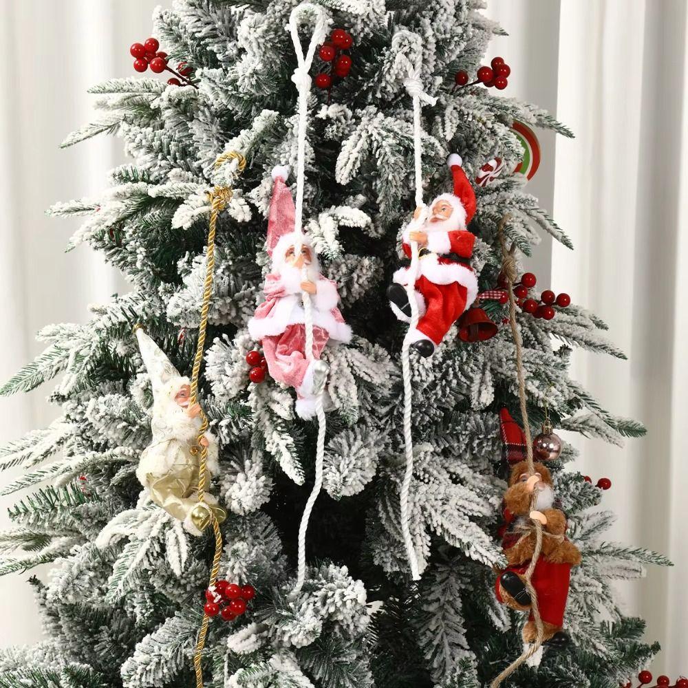 Cartoon Santa Claus Hanging Pendants Xmas Decorations Christmas Tree Ornament  for 2025 Xmas