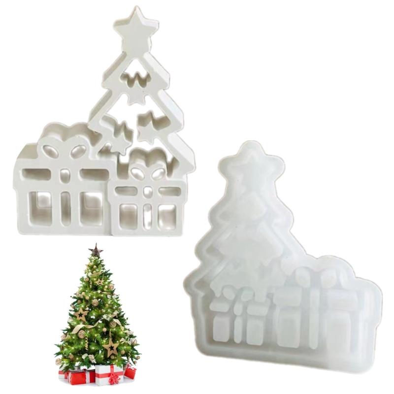 Weihnachtsbaum Silikonformen für Schokolade, Süßigkeiten, Heimdekoration, Gips Silikonformen, Epoxidharz Silikonformen