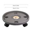 Universal Flower Pot Wheels Round Plastic Tray Heavy Duty Gorgeous Flowers Pot Rack Plant Movable Rolling Potted Plant Stand With Rollers