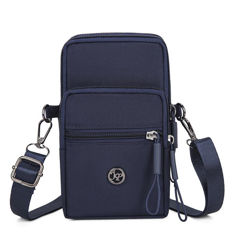 Nylon Mini Crossbody Phone Bag For Summer Travel And Casual Use