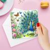 6Pcs Butterfly Flower DIY Diamond Painting Card Diamond Drawing Card Diamond Daily Wish Card Gifts for Family Friends and Lover