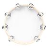 Double Row Bells Tambourine Handbell Clap Drum Tambourine Musical Instrument for Party Game Playing Easy To Play