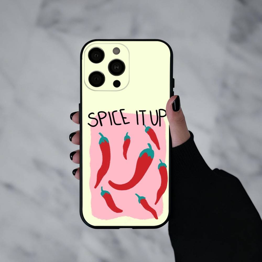 L-Love Red Chili  Phone Case Silicone Soft For IPhone 17pro 16 15 14 13 12 11 X XR Plus Pro Max Plus