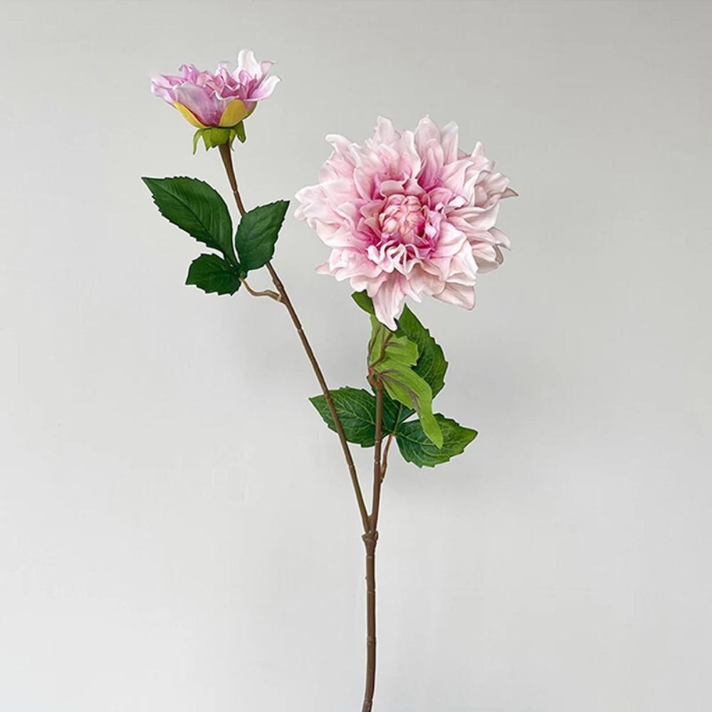 Luxurious Artificial Dahlias Flowers Durable Realistic Dahlias Flowers Fake Flower  Wedding