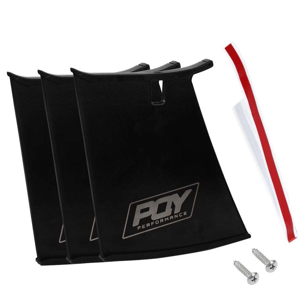VR - Rear Wing Spoiler Support Stabilizer for Subaru STi 04-07 With PQY Logo VR-WSS01