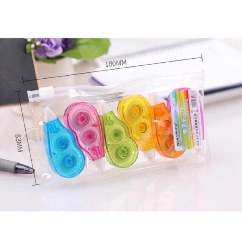 Adorable Correction Tape Set School White Out Corrector Quick Dry Smooth Writing Tapes High Quality Durable Construction Practical Daily Use