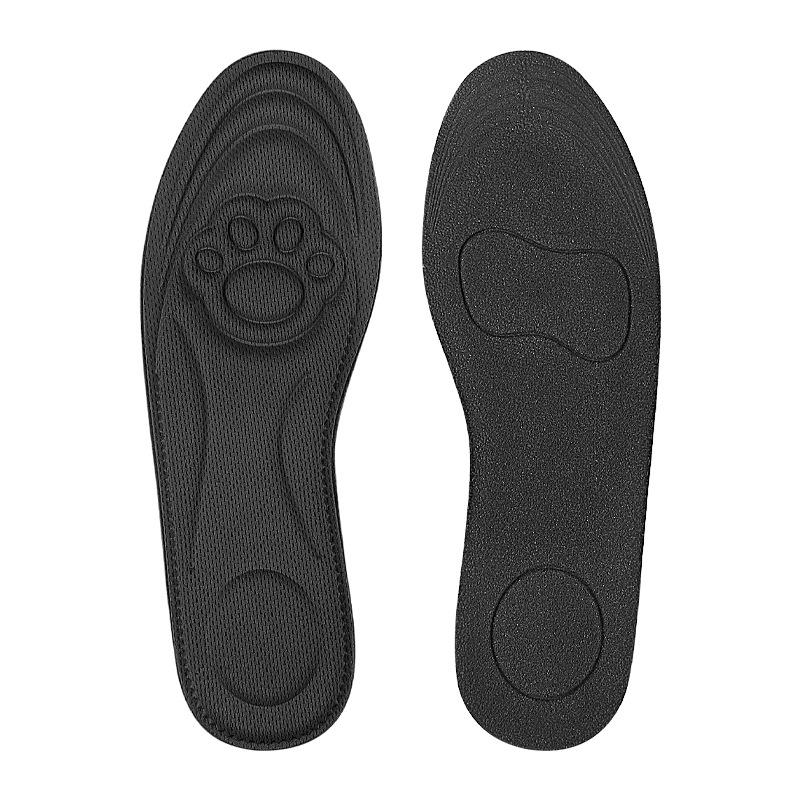 4D Shock-Absorbing Breathable Sports Insoles - High Heel Cushion with Massage and High Elasticity