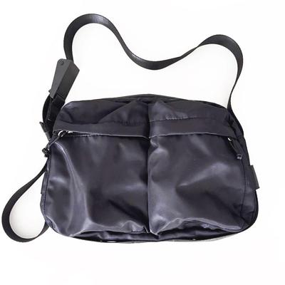 MESSENGER SHOULDER BAG 48-1068BLACK