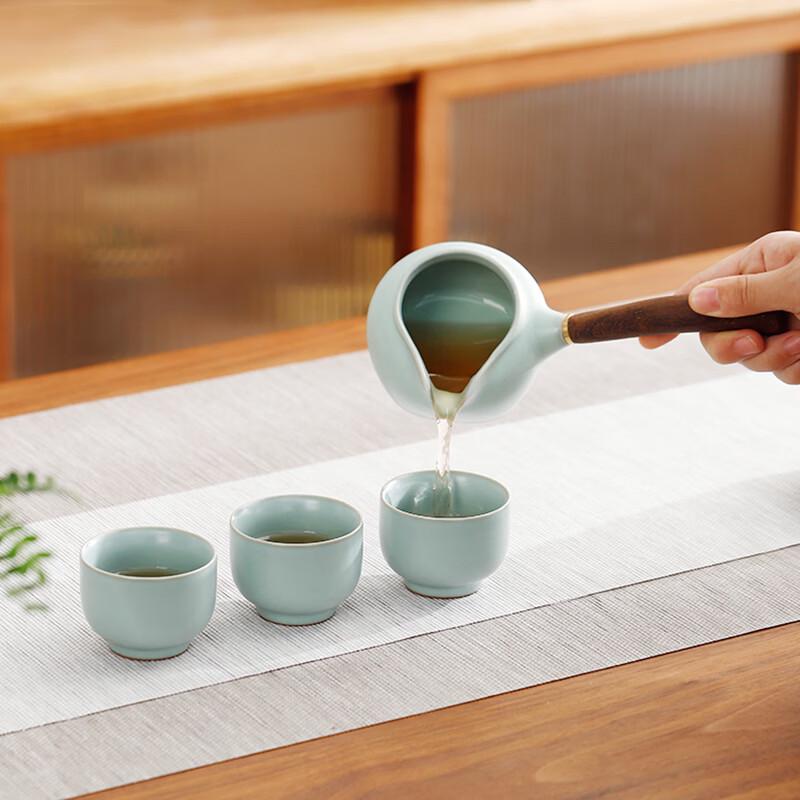 11-Piece Chinese Ceramic Tea Set