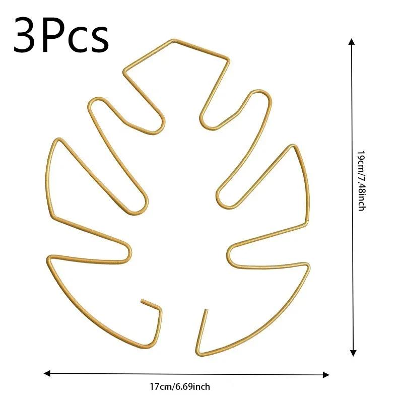 3pcs Adjustable Metal Plant Stem Support Durable Monstra Flower Climbing Stem Holder For Plants Garden Trellis