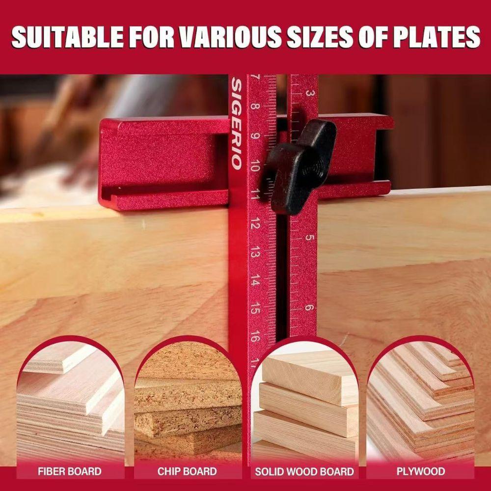 Aluminum Router Milling Bracket Universal Cabinet Hardware Jig Woodworking Benches