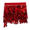 Fashion Sequins Belly Dance Skirt High Waist Fringe Top Dance Bra Belt Sexy Tassels Show Costumes Street Wear