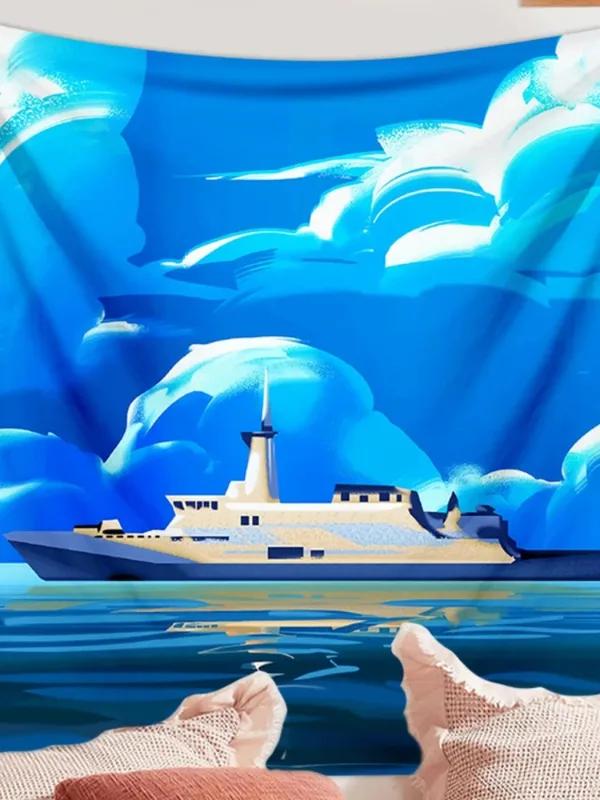 Landscape Hanging Cloth Decorative Tapestry Office Living Room Decoration Home Wall Tapestry