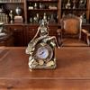 Goddess Mantel Clock Statue Resin Elegant Timepiece Sculpture Custom  for Luxury Home Hotel Decor