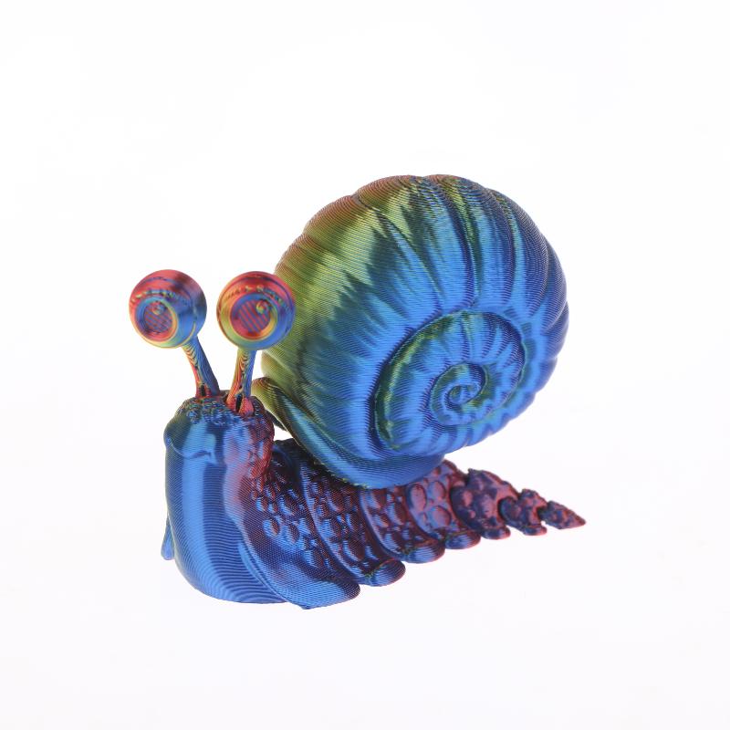 Jouet Modèle d'Escargot Simulé Imprimé en 3D Ornement Sculpture Animale Amusante Décoration de Bureau Pour Enfants Cadeaux Cadeau Unique