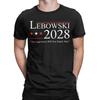 Lebowski Political Election Vote 2028 Tshirt Unisex Unisex Comedy Leisure Cotton Tee Shirt O Neck T Shirts Plus Size Clothes